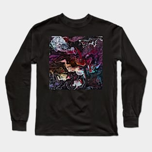 Rainbow Abstract Animals Long Sleeve T-Shirt